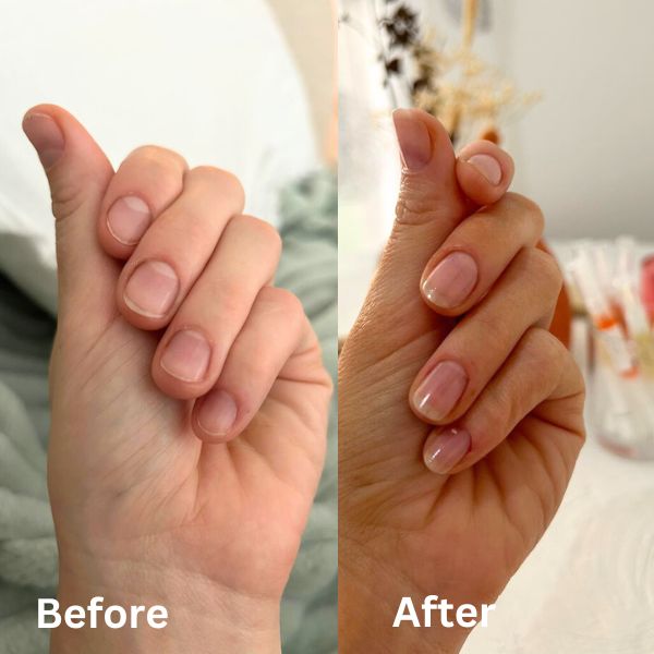 How to grow long nails. #nailgrowth #nailcare #naturalnails