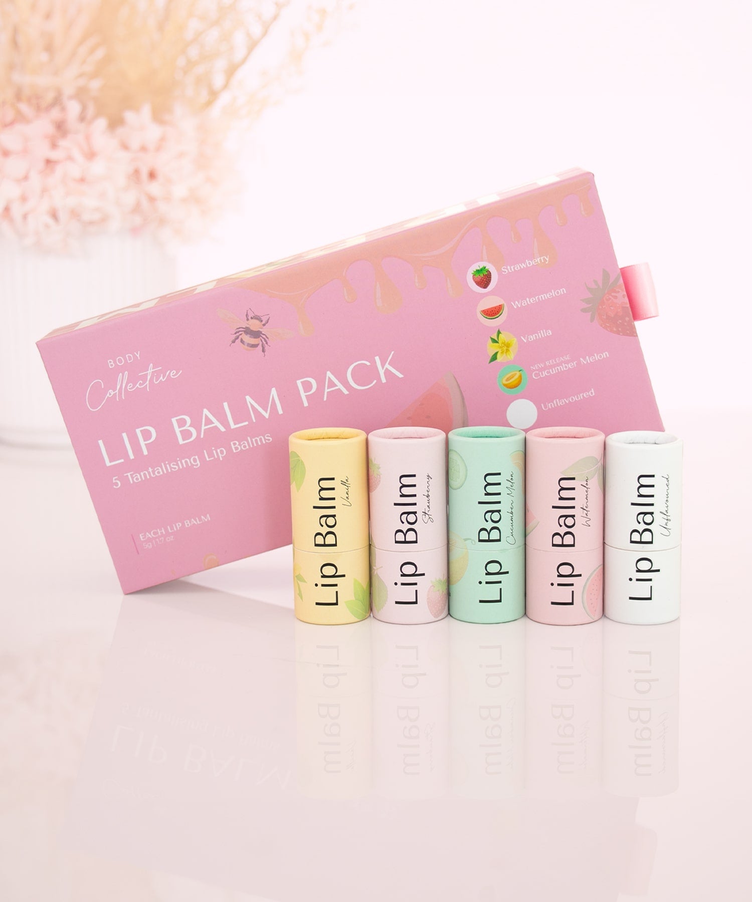 Lip Balm 5-Pack Bundle | Deep Lip Hydration