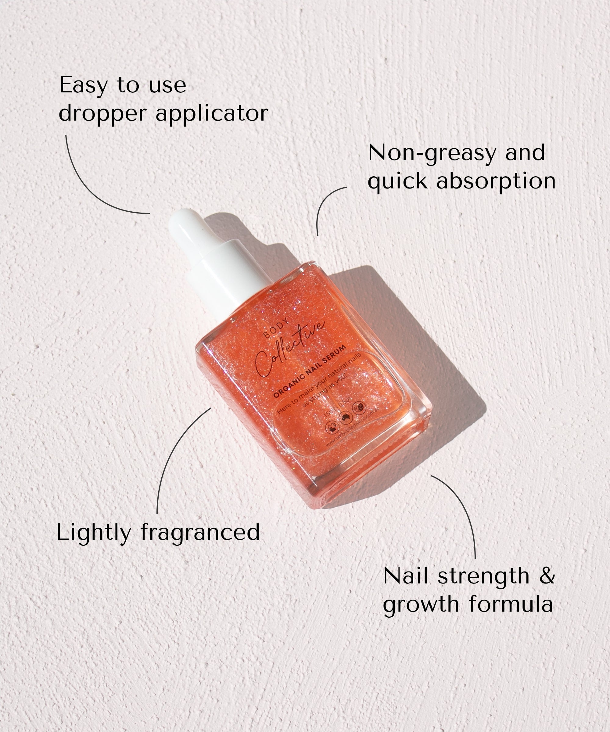 Nail Growth & Strength Serum Dropper | Raspberry & Vanilla