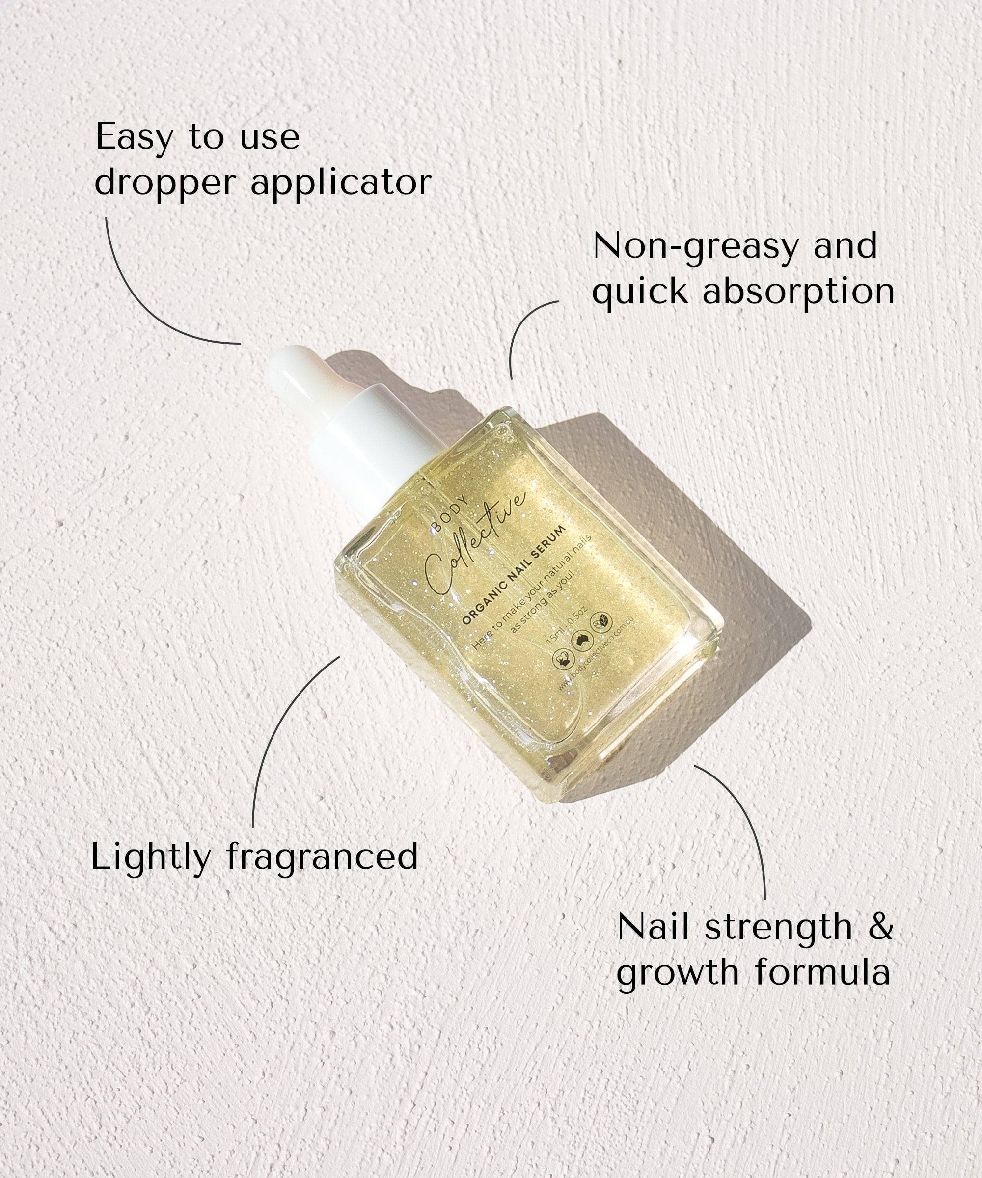 Nail Growth & Strength Serum Dropper | Vanilla