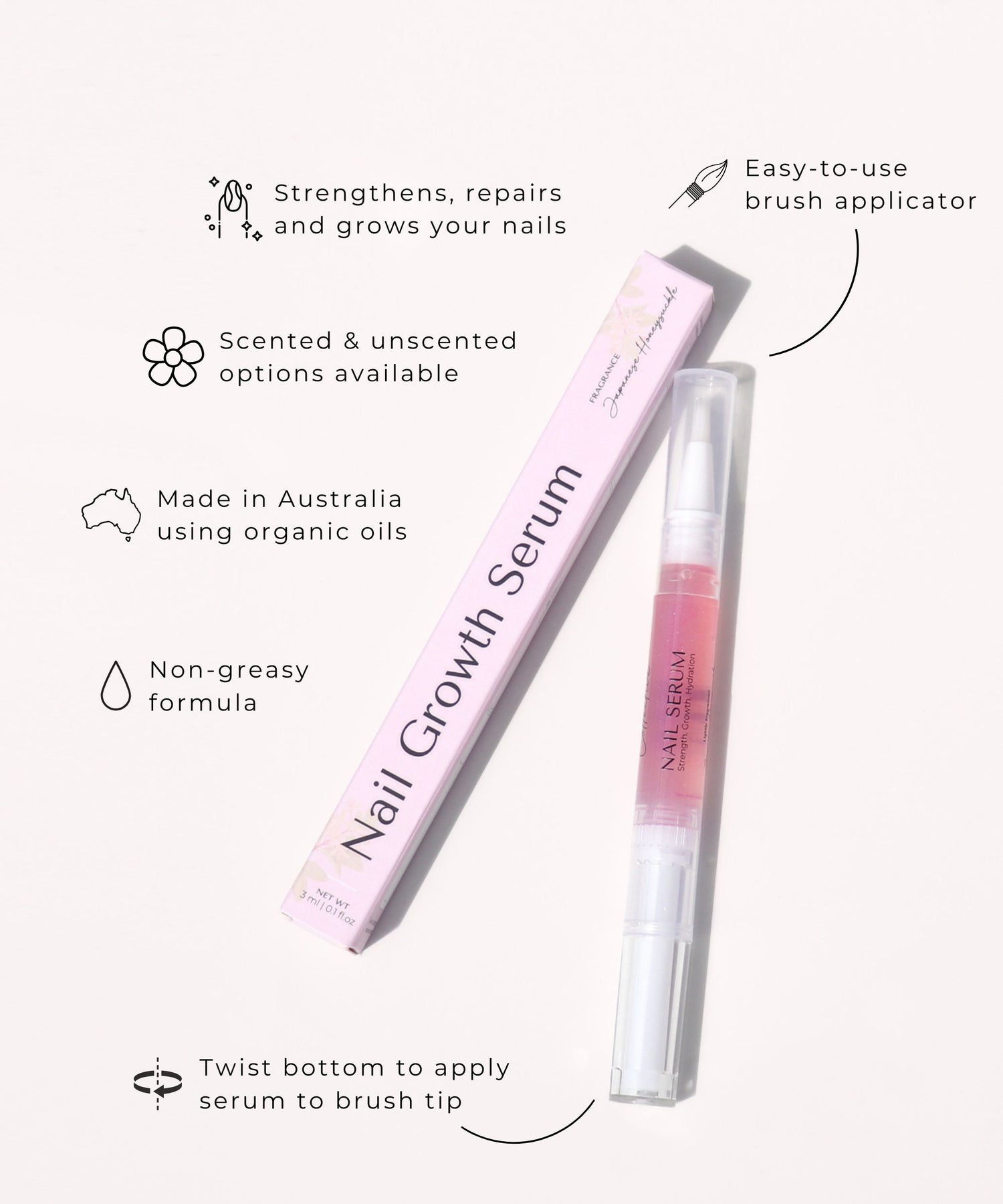 Nail Serum Pen Pack | 8 Twist Pens (50% OFF)
