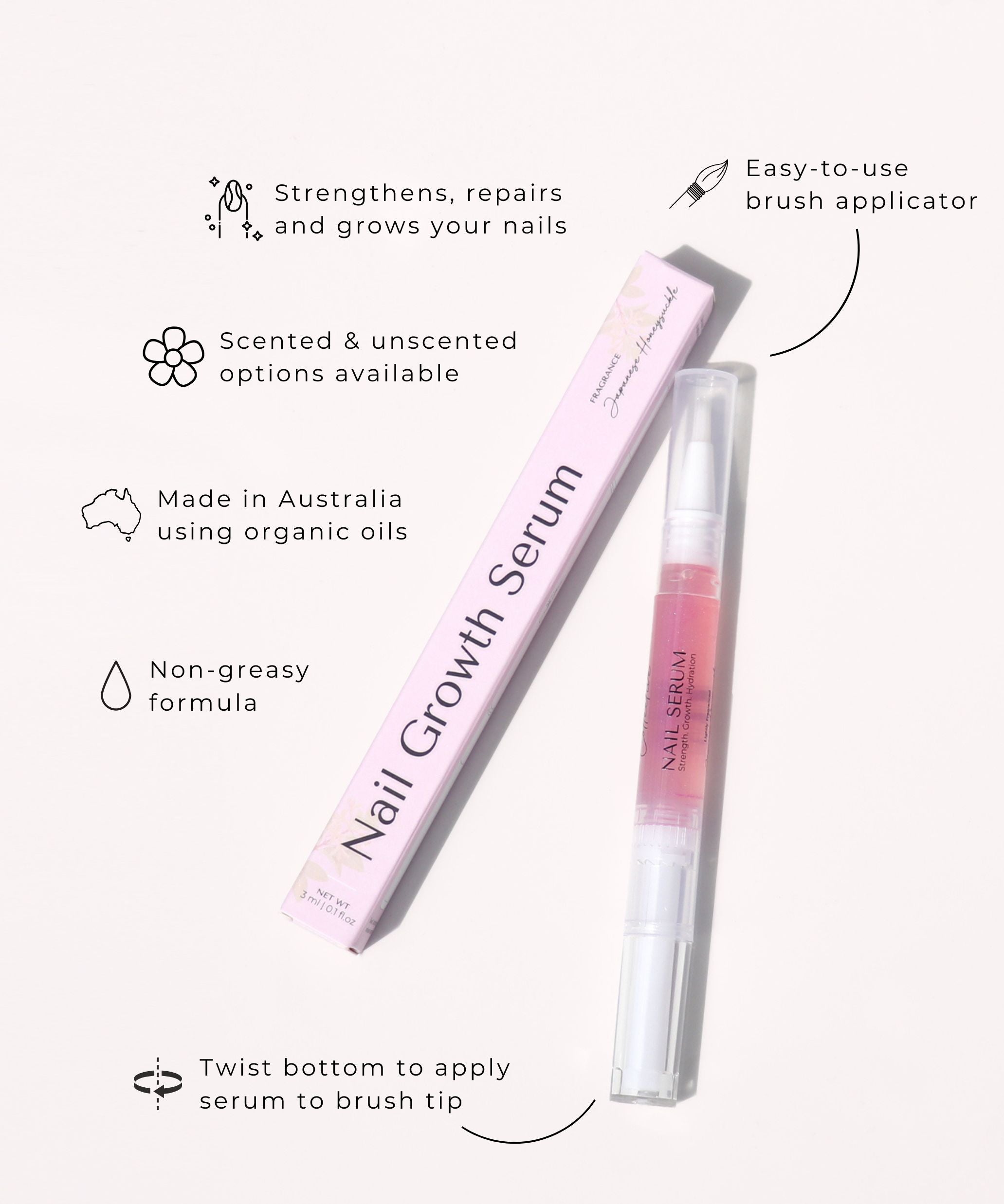 Nail Serum Pen Pack | 8 Twist Pens (50% OFF)