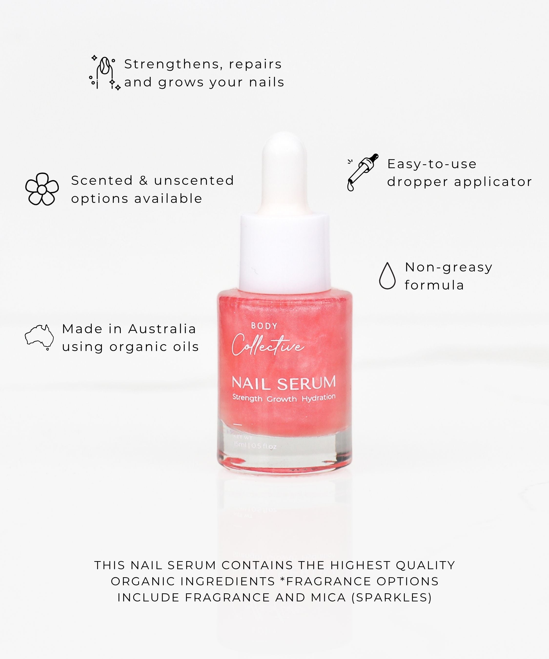 Nail Growth &amp; Strength Serum | 15ml Dropper